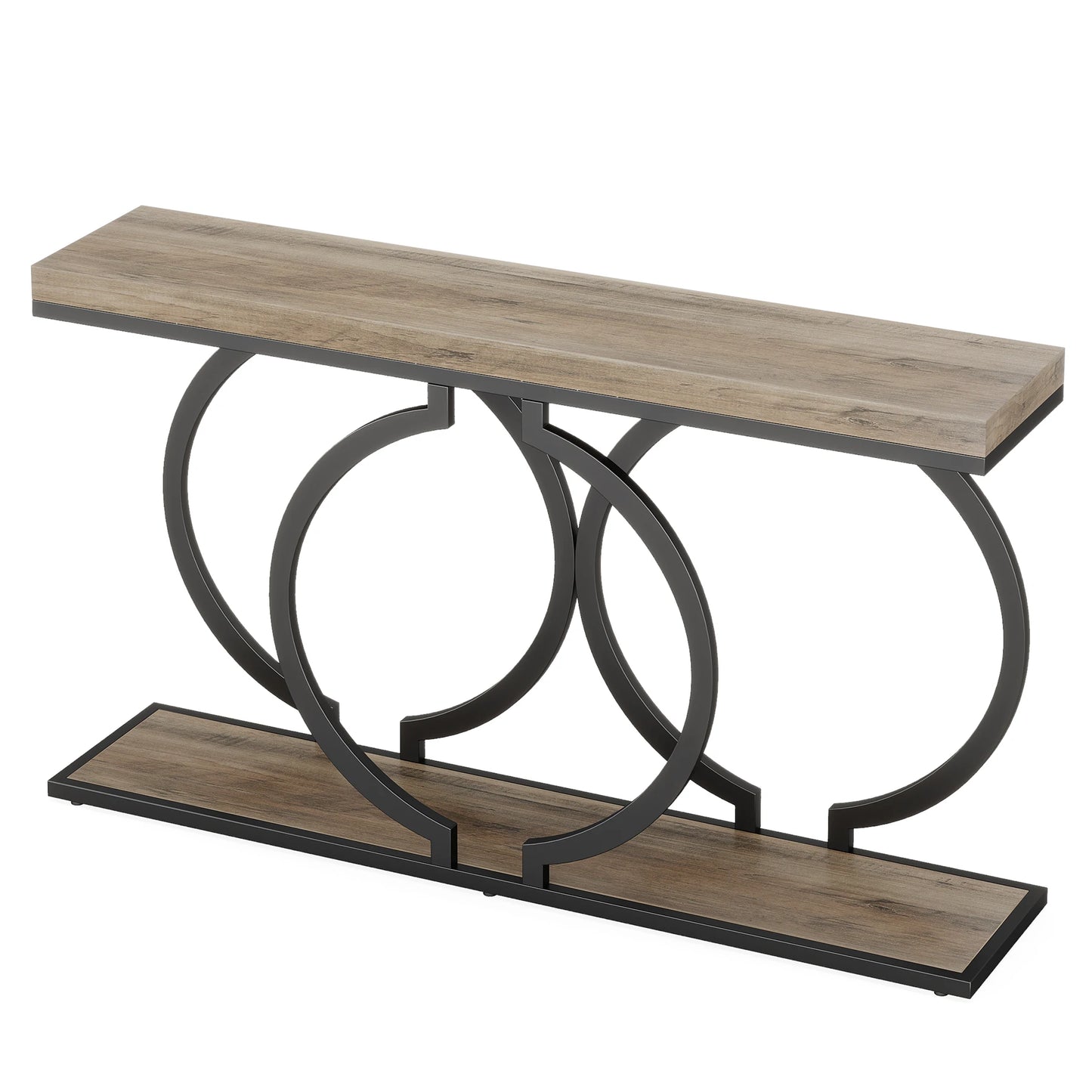 Narrow Gold Entry Table