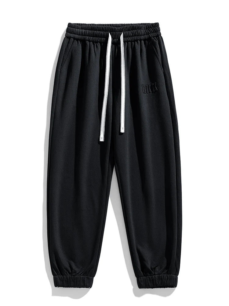Baggy cotton joggers