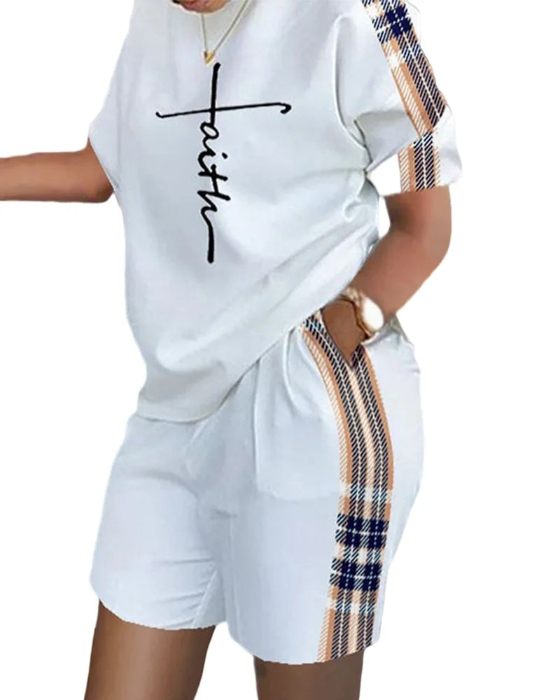 Women’s Printed Shorts Suit