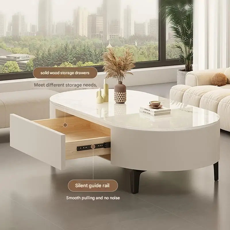 Modern Oval Coffee Table
