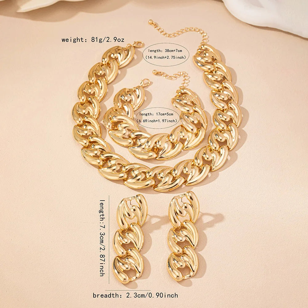 Geometric Jewelry Set
