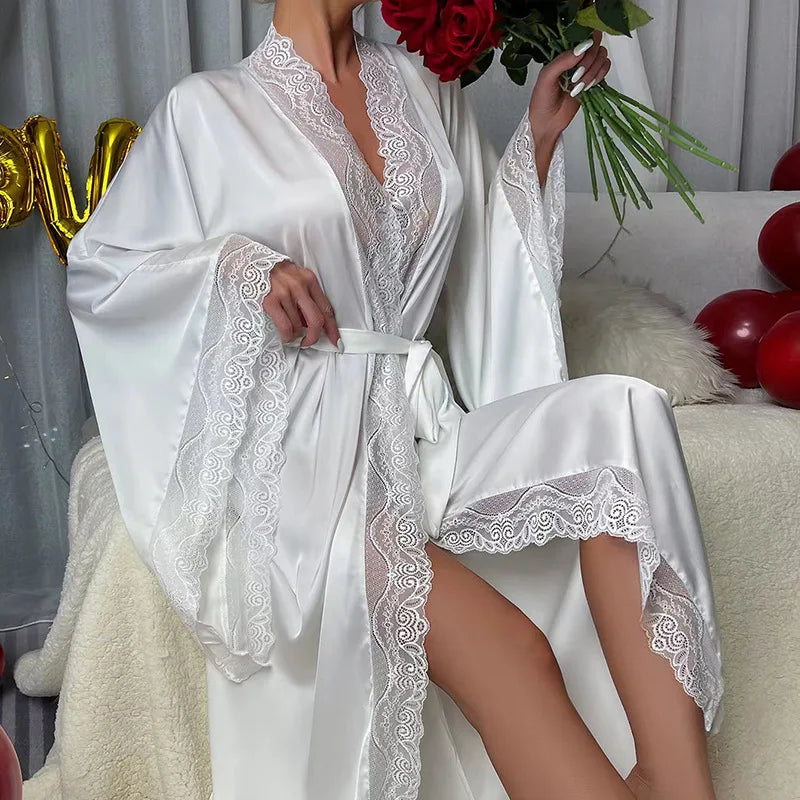 Luxury Satin Floor Robe