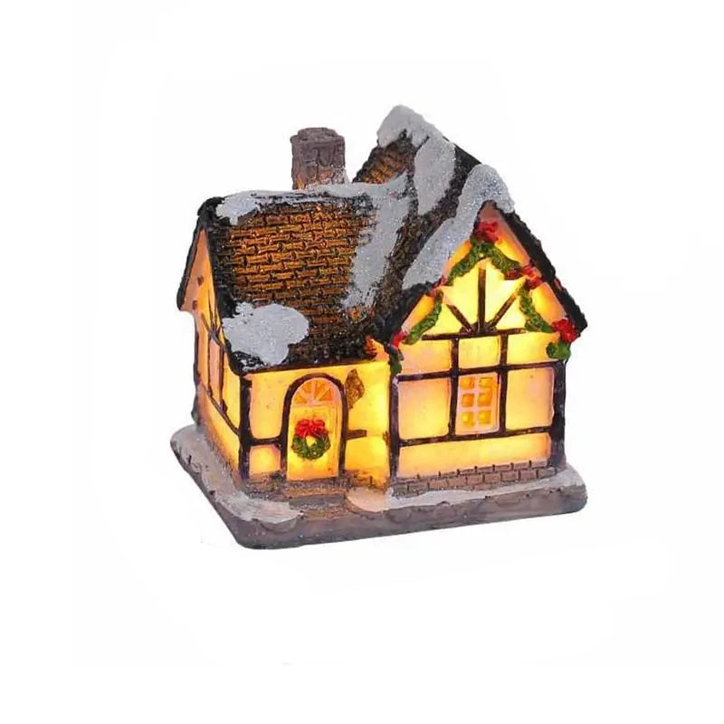LED Christmas Village House