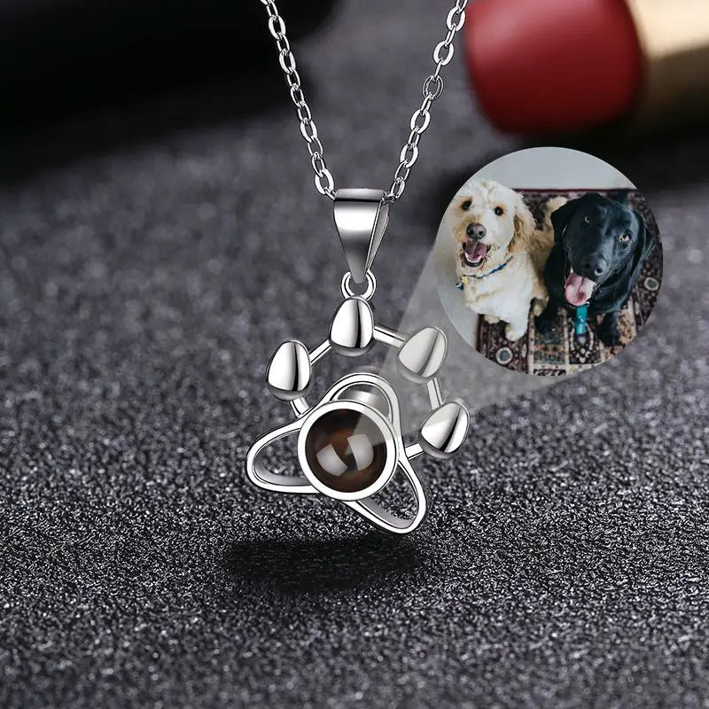 Personalized Photo Projection Necklace