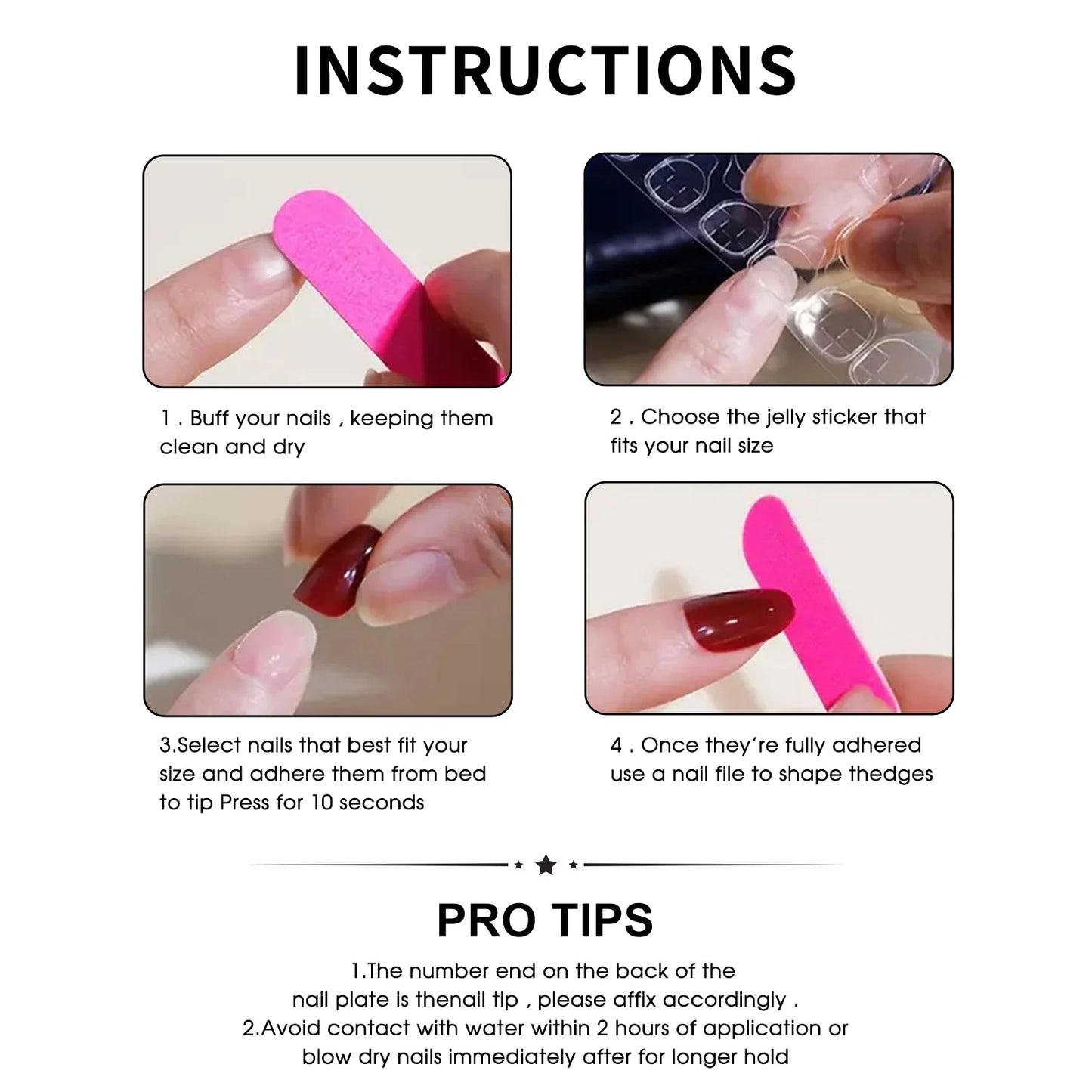 French Style Press-On Nails
