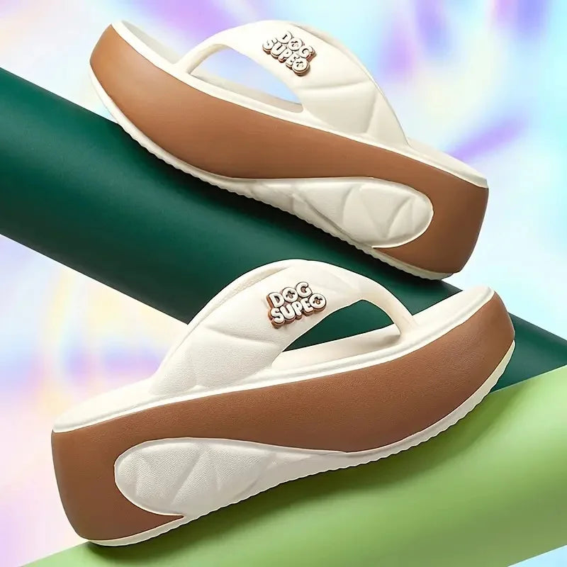 Women's Elevating Flip-Flops Sandals