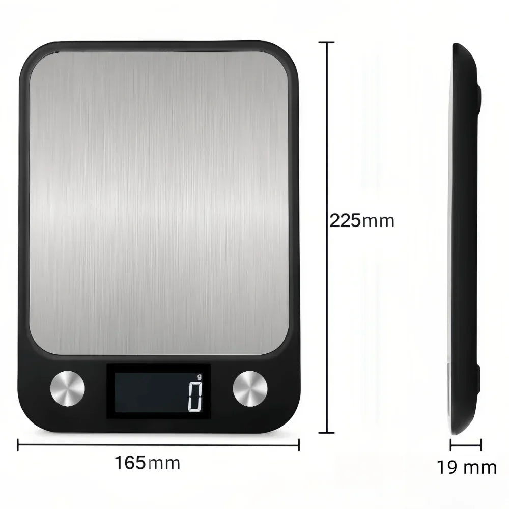 LCD Digital Display Steel Kitchen Scale