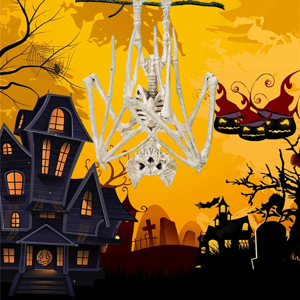 Halloween Hanging Bats Skeleton