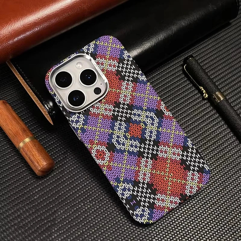 Carbon Fiber Grid Case for iPhone 17 Pro Max | 17 Pro | 16 Pro Max | 16 Pro | 15 Pro Max | 15 Pro