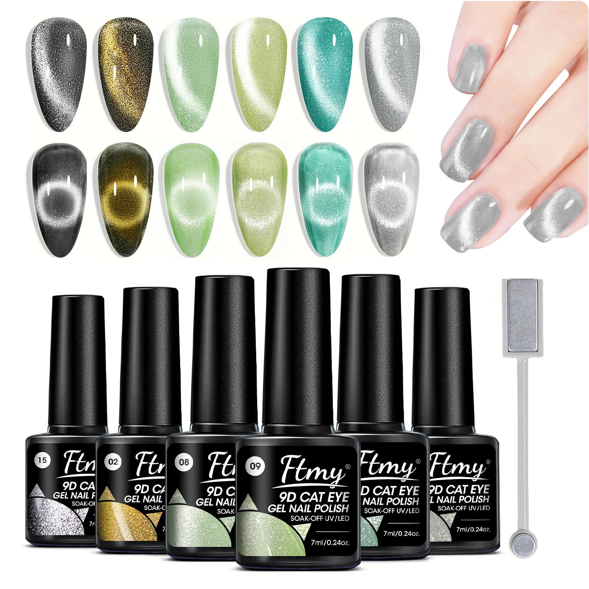Crystal Cat Eye Gel Set