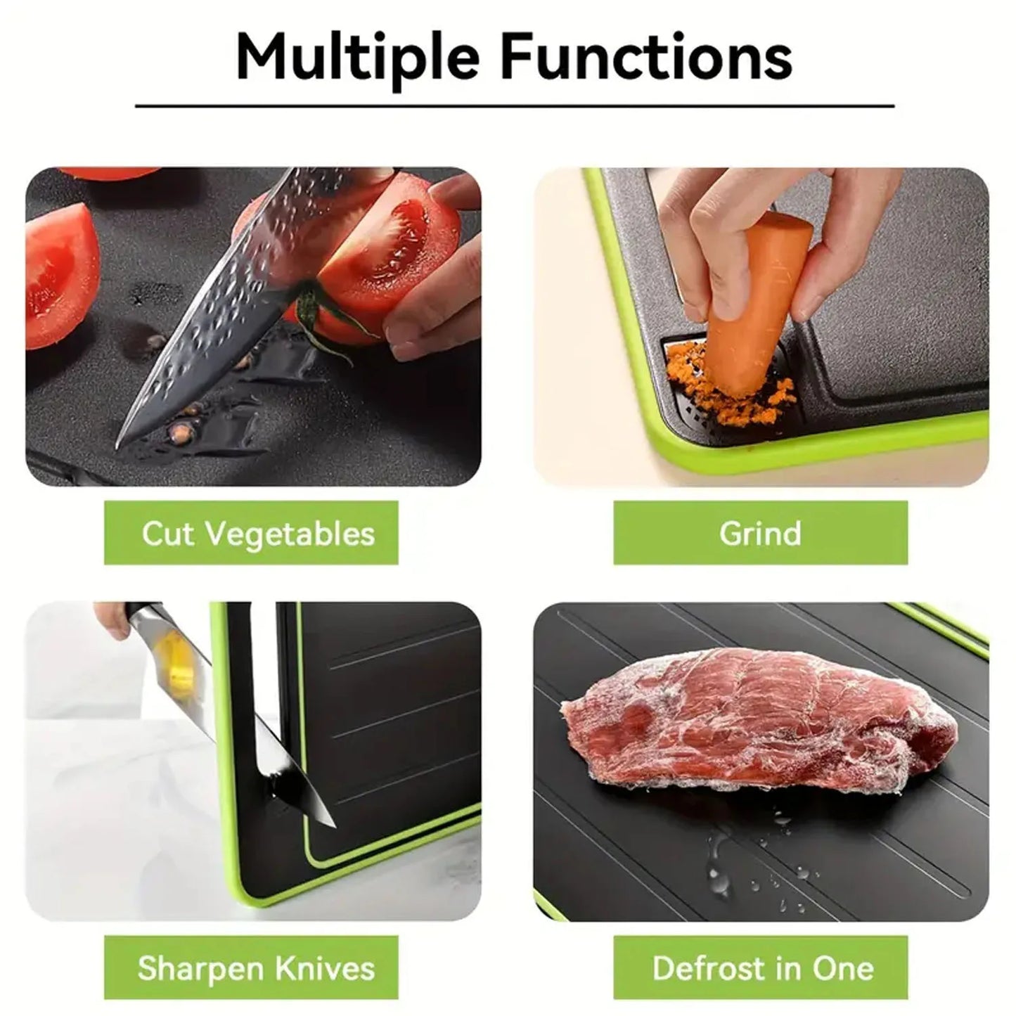 4 in 1 Defrosting Cutting Board