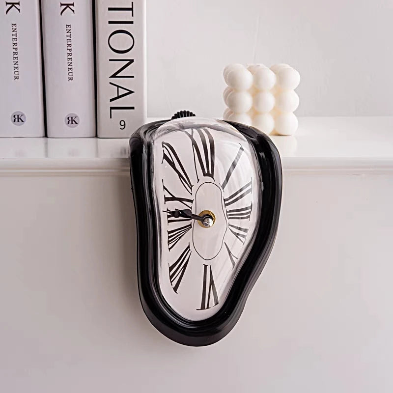 Melting Distorted Wall Clocks