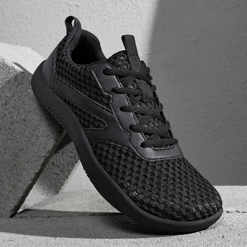 Wide-Toe Barefoot Mesh Sneakers