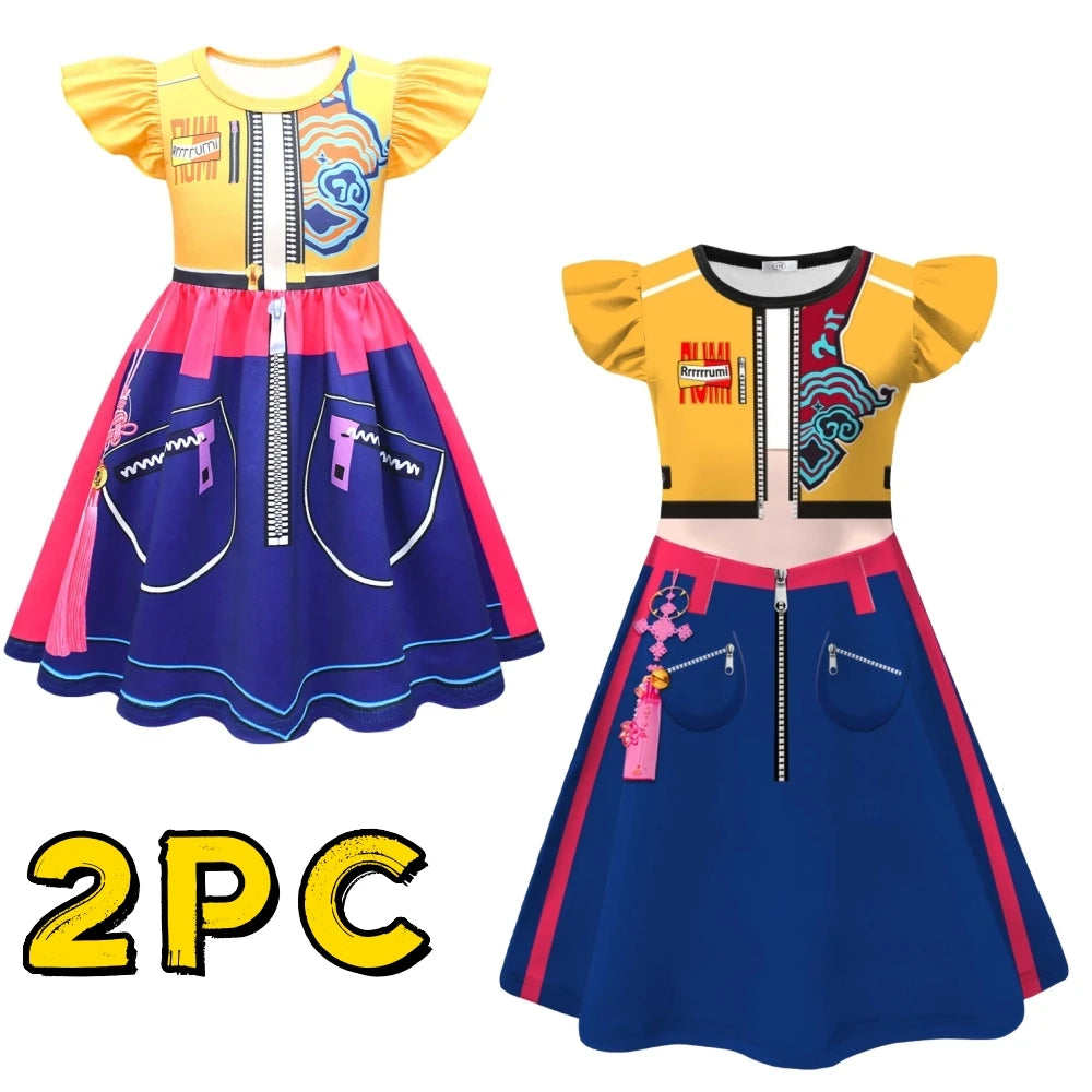 Patchwork Black Costume