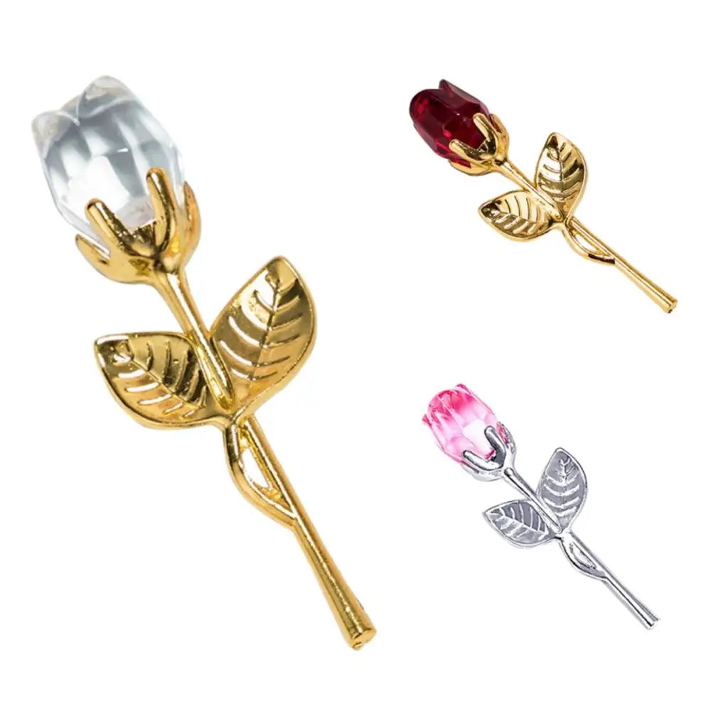 Artificial Crystal Rose Flower