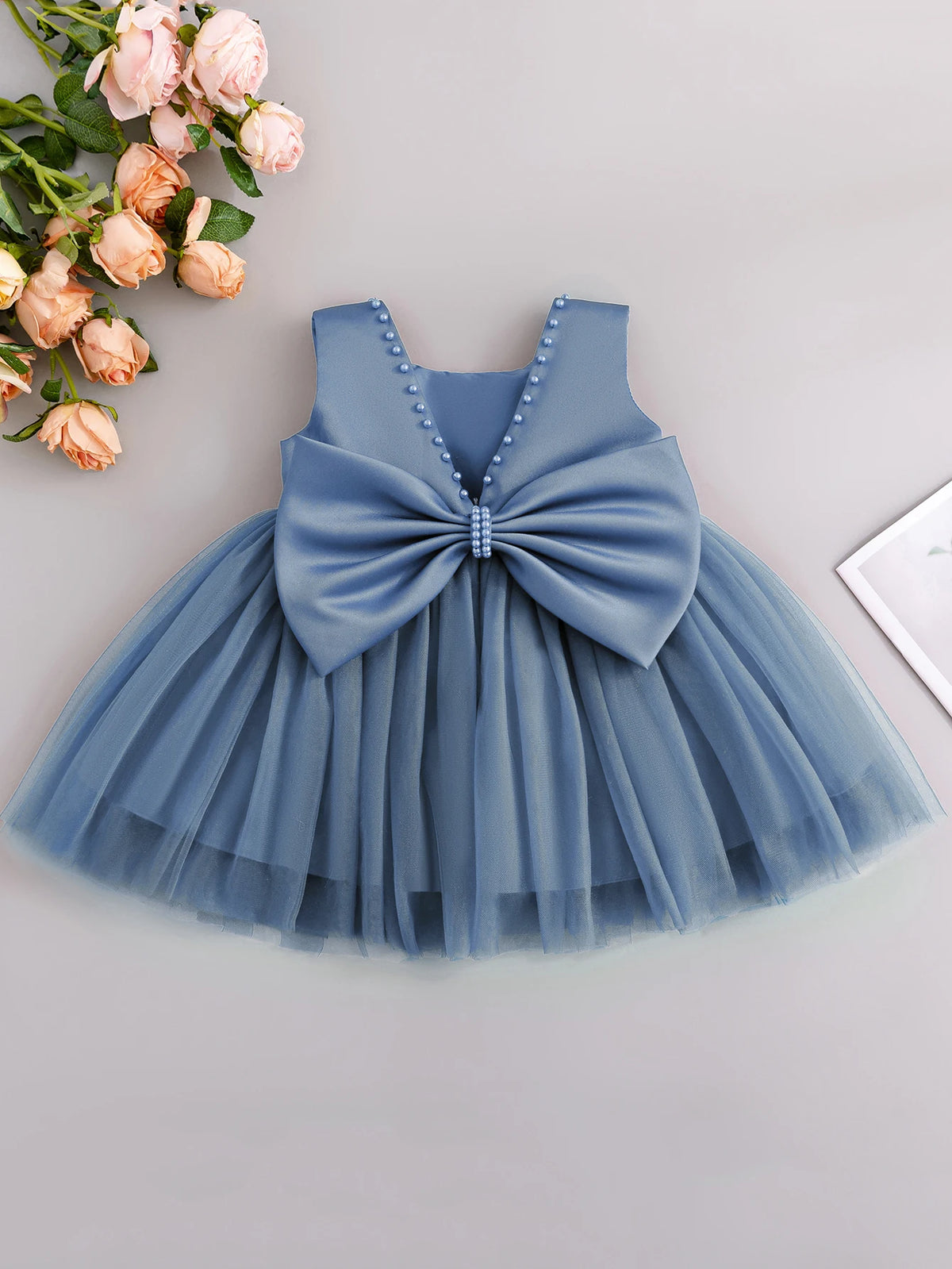 Princess Pink Tulle Flower Girl Dress