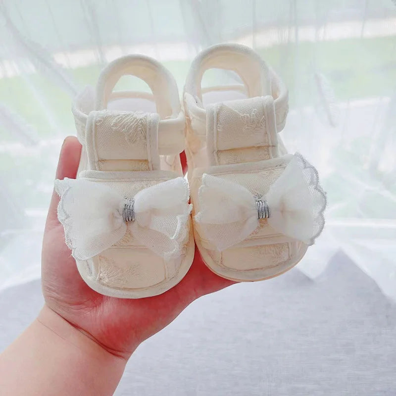 Soft-Sole Hook-and-Loop Baby Sandals