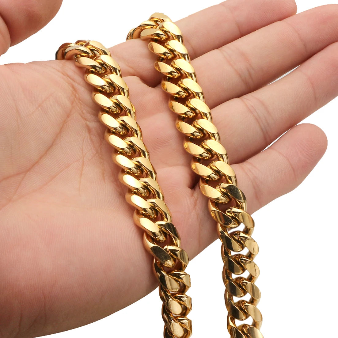 Stainless Steel Cuban Chain Necklace