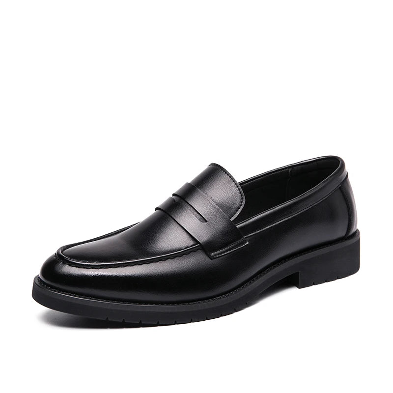 Soft Leather Bean Loafers