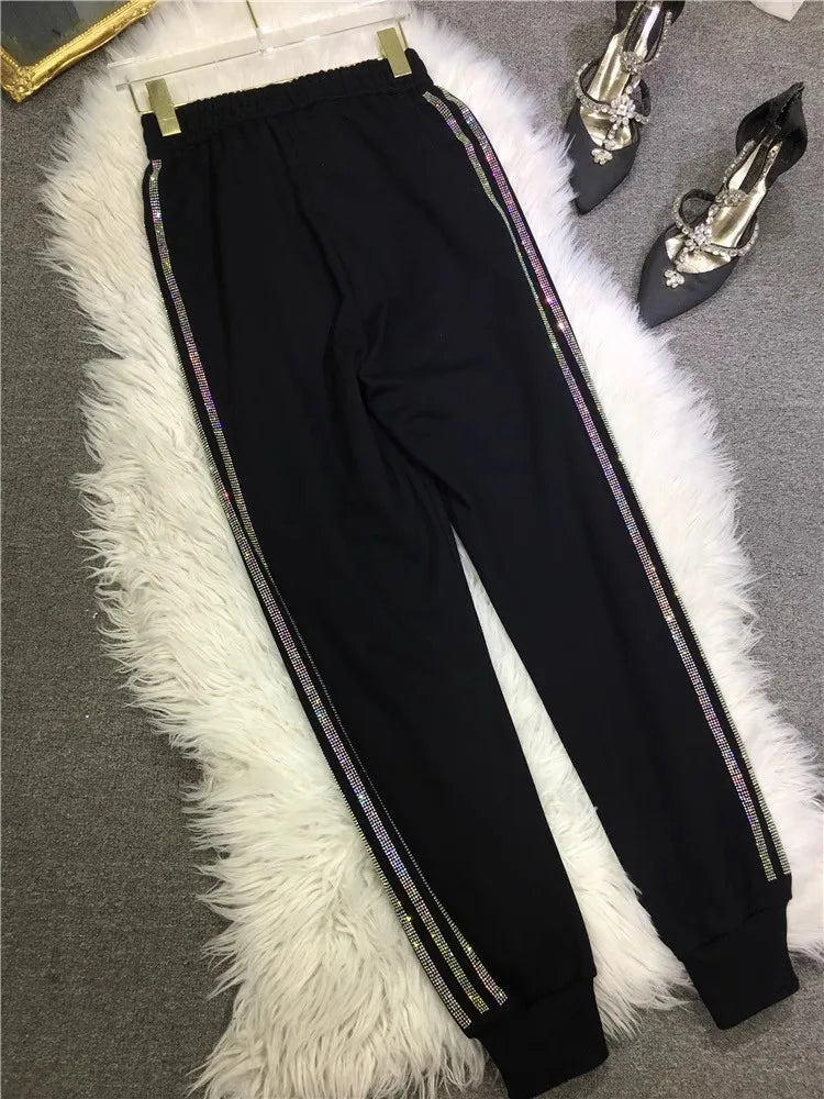 Lace-Up Harem Pants