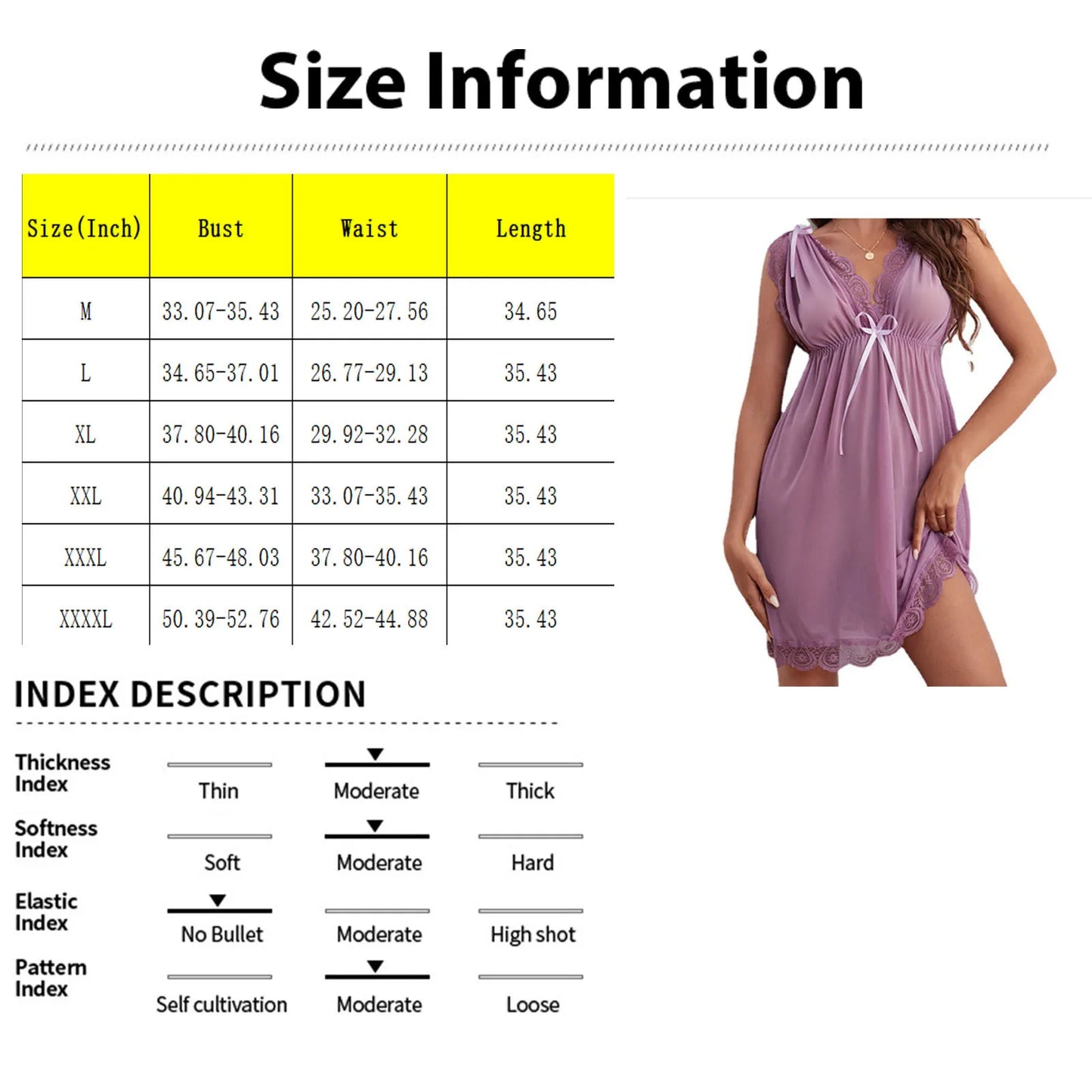 Sexy Suspender Nightdress