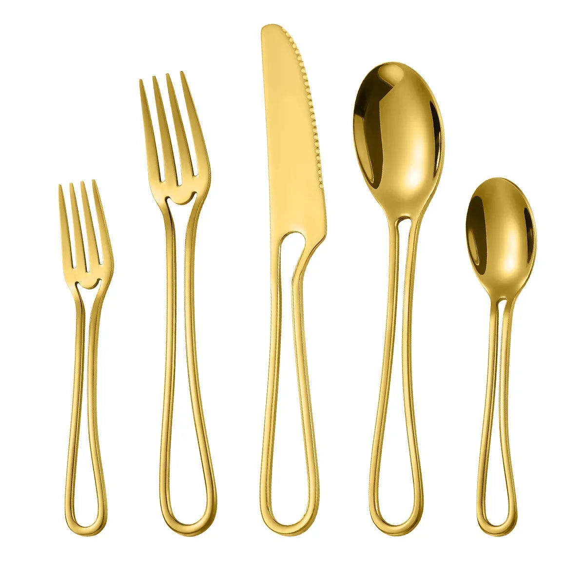 Metal Western Solid Dinnerware Set