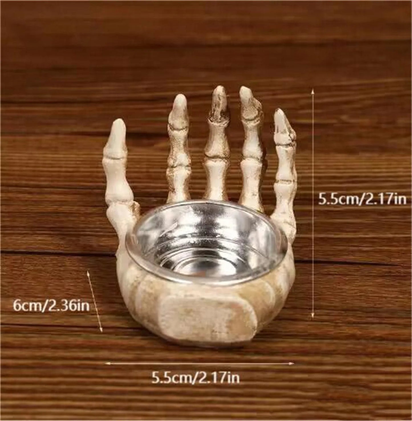 Halloween Skeleton Hand Resin Ornaments