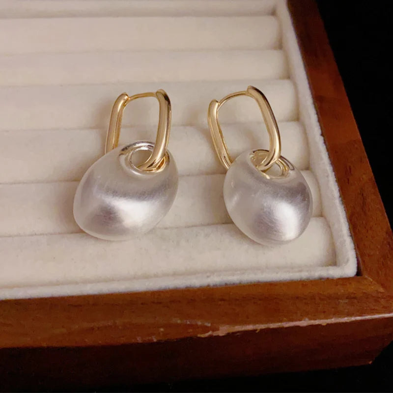 Two-Tone Copper Hoop Earrings