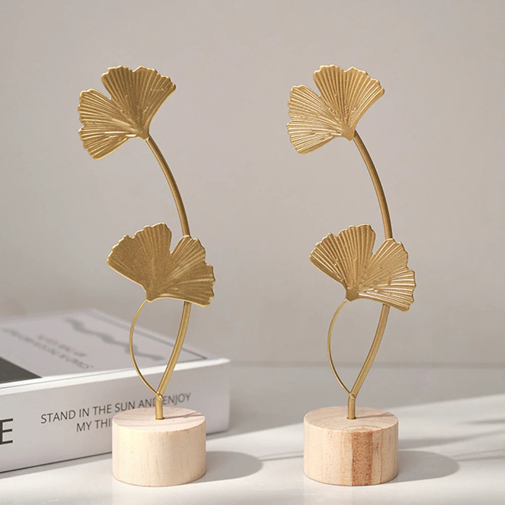 Ginkgo Leaf Feather Sculpture
