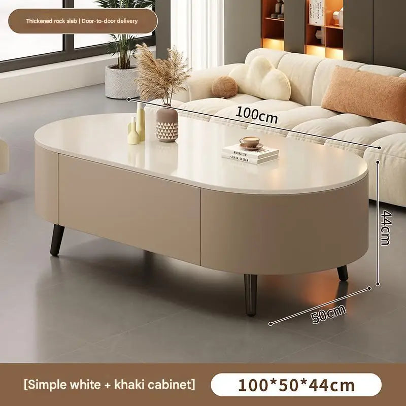 Modern Oval Coffee Table