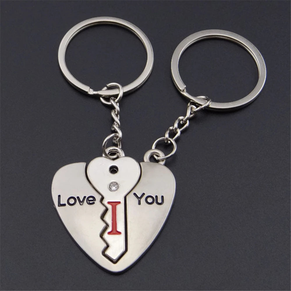 I Love You Keychains Set