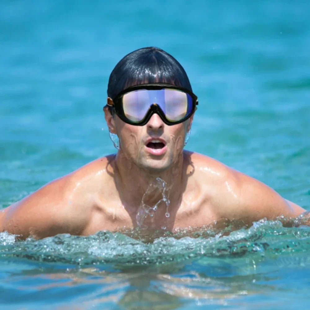 Adult Electroplated Large Frame Swimming Goggles