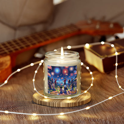 Freedom Glow: 4th of July USA Candle (4oz, 9oz)