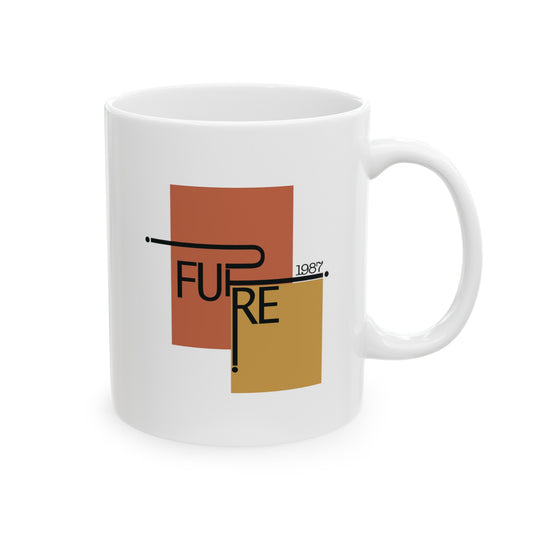 FUTURE 1987 | Graphic Coffee Mugs | Ceramic Mug, (11oz, 15oz)