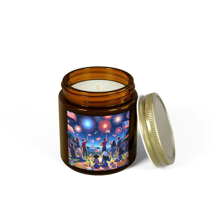 Freedom Glow: 4th of July USA Candle (4oz, 9oz)