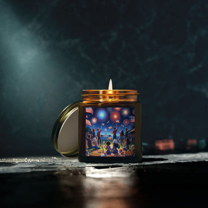 Freedom Glow: 4th of July USA Candle (4oz, 9oz)