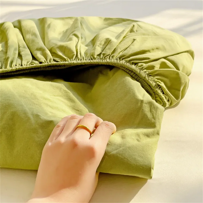 Striped Fitted Bed Sheet
