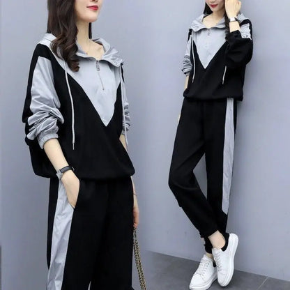 Women’s Zipper Tracksuit Set