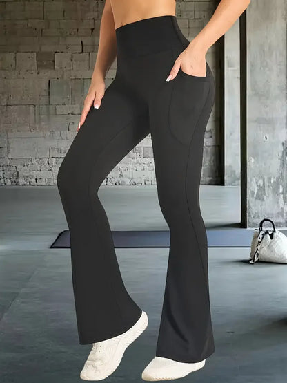 Flared High-Waist Lounge Pants