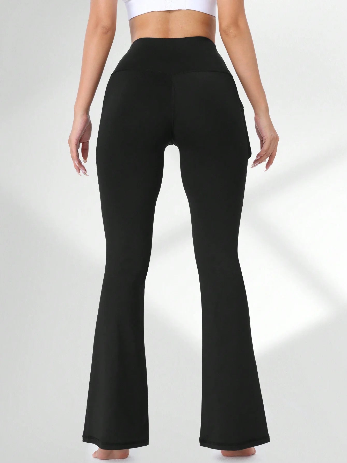Flared High-Waist Lounge Pants