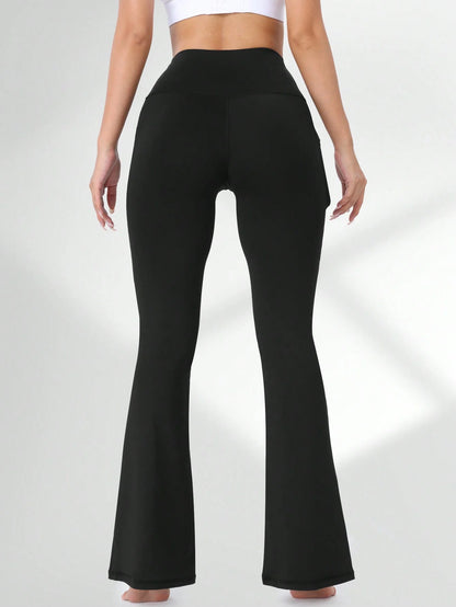 Flared High-Waist Lounge Pants