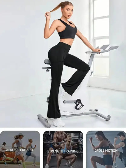 Flared High-Waist Lounge Pants