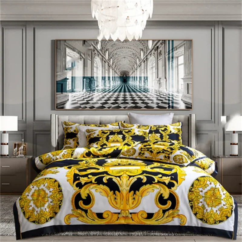Luxury Modern 3D Digital Print Bedding Set