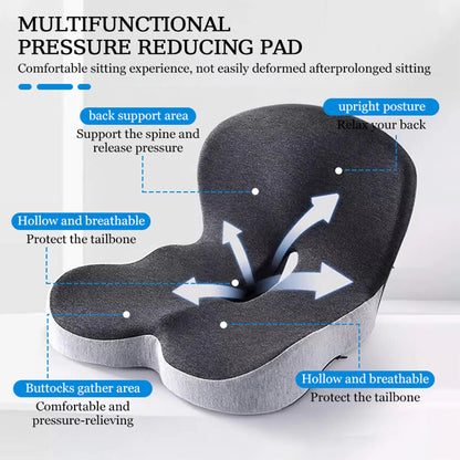Ergonomic Memory Foam Seat Cushion