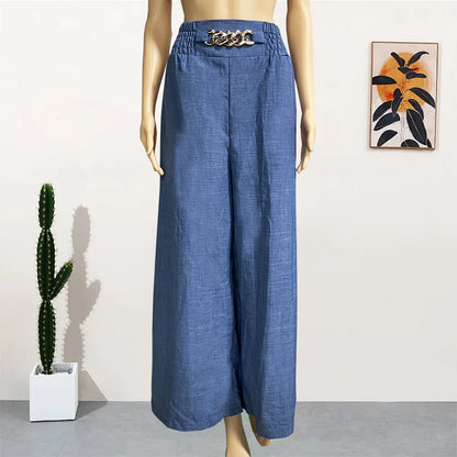 High Waist Wide Leg Pants – Elegant Summer Trousers