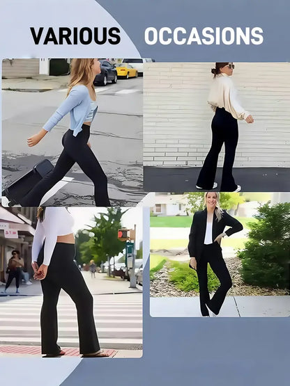 Flared High-Waist Lounge Pants