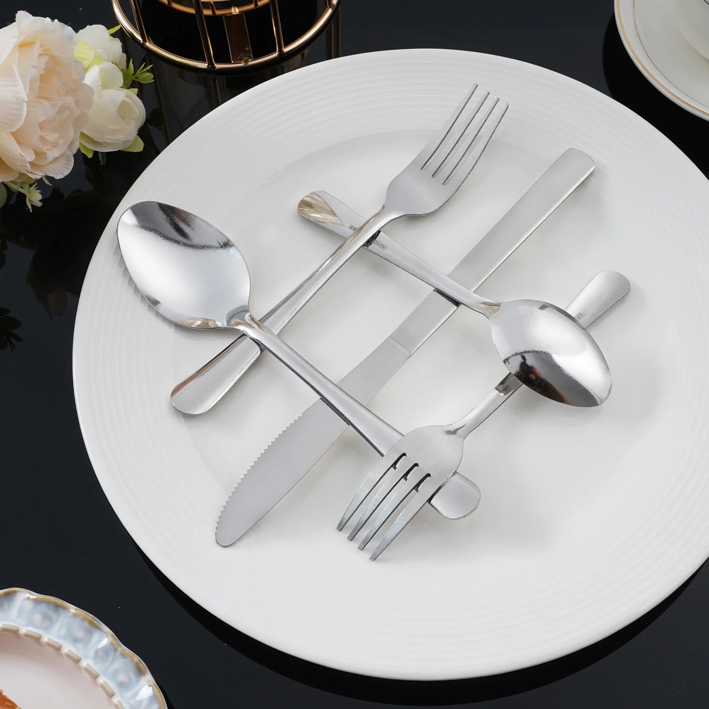 Stainless Steel Flatware Set Hansmart