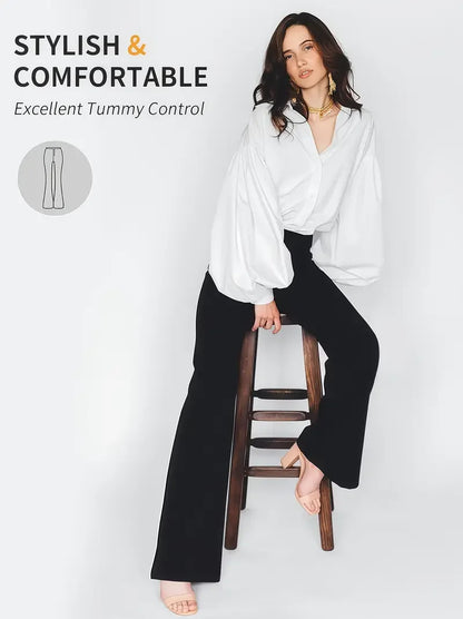 Flared High-Waist Lounge Pants