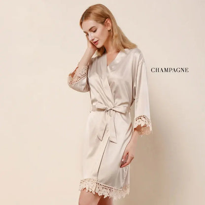Satin Mini Luxury Robe