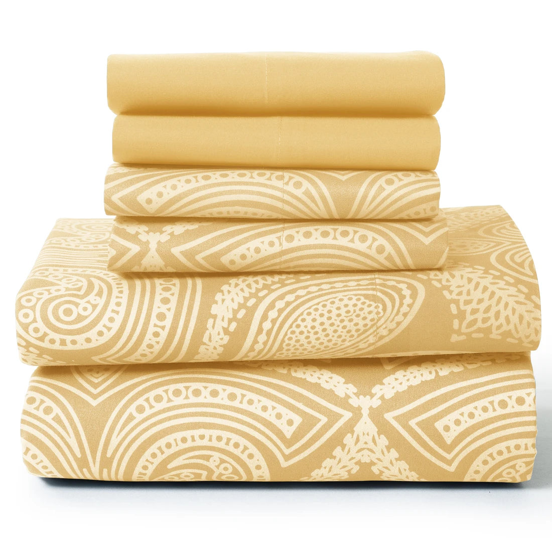 Lux Decor 6-Piece Paisley Sheet Set